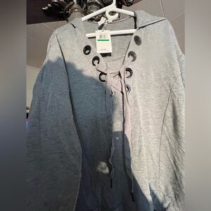 Cable & Gauge Mock Neck Top